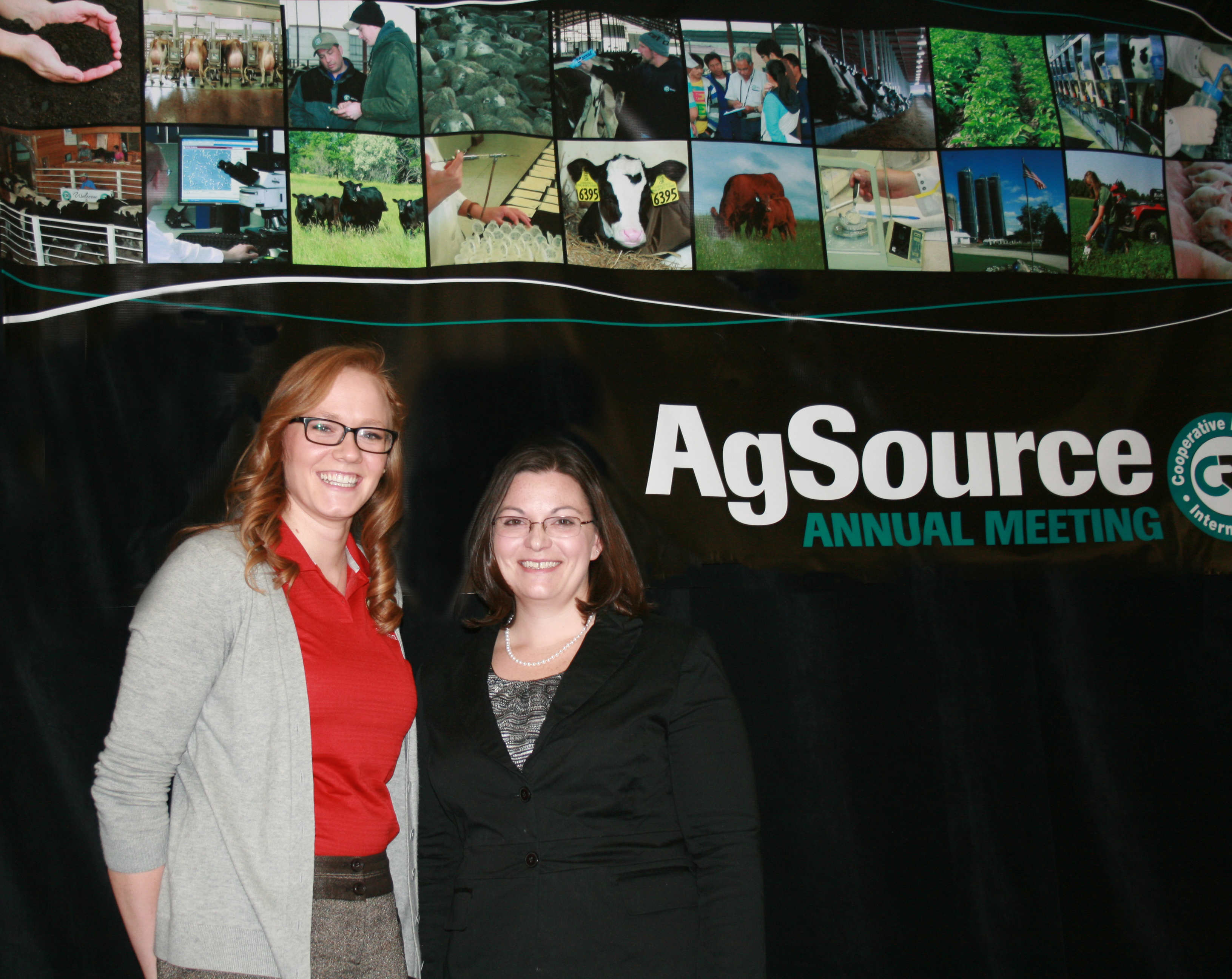 Tawny Chandler and Dr. Heather White of the Department of Dairy Science